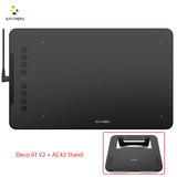 XP-Pen Deco 01 V2 10'' Drawing Tablet with USB Interferface and Stylus Pen - electronicshypermarket