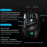 Wired  Optical Gaming Mouse 7 Programmable Buttons Ergonomic 2400 DPI for Tablet, Phone, PC, Laptop - electronicshypermarket