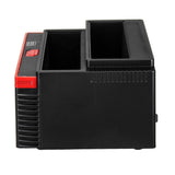 Dual Hard Disk Drive Docking Station Base for 2.5 Inch 3.5 Inch IDE/SATA USB 3.0 External Box Enclosure Case with Card Reader