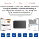 XP-Pen Deco 01 V2 10'' Drawing Tablet with USB Interferface and Stylus Pen - electronicshypermarket