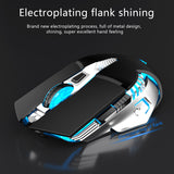 Wireless Gaming  Keyboard and mouse,  Metal Panel, LED Backlit,USB 2.4G Wireless,for Game and Office,for Computer Laptop PC, MAC - electronicshypermarket