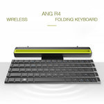 Portable Mini Folding Keyboard Foldable Wireless Bluetooth Keyboard For Tablet, Smartphone, PC, Mac - electronicshypermarket