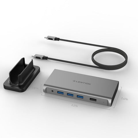 10 in 1 USB C HUB Type C to Multi HDMI/RJ45/USB 3.0 /2.0
