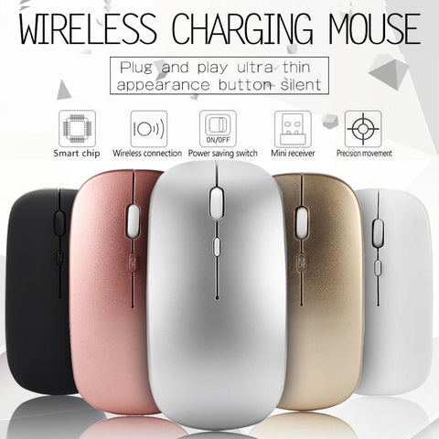 2.4Ghz Wireless Rechargeable Mouse  up to 1600 DPI