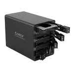 ORICO 9558U3 3.5 Inch Multi-Bay External Hard Drive Enclosure SATA to USB3.0 5Gbps 80TB Max Hard Drive Docking Station - electronicshypermarket