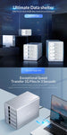 ORICO 9558U3 3.5 Inch Multi-Bay External Hard Drive Enclosure SATA to USB3.0 5Gbps 80TB Max Hard Drive Docking Station - electronicshypermarket