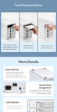ORICO 9558U3 3.5 Inch Multi-Bay External Hard Drive Enclosure SATA to USB3.0 5Gbps 80TB Max Hard Drive Docking Station - electronicshypermarket