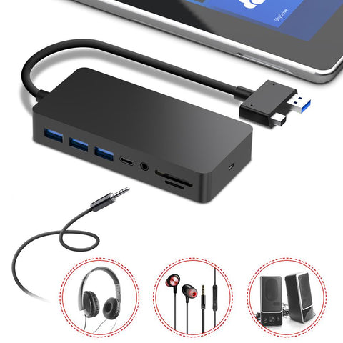 10 in 1 Hub for Microsoft Surface Pro 4/Pro 5/Pro 6 - electronicshypermarket