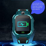 Q19 Kids Smart Watch Phone For Girls Boys With Gps Locator, Pedometer, Fitness Tracker Touch Screen, Camera, SOS, Alarm Clock - electronicshypermarket