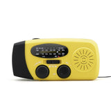 Emergency Hand Crank Self-powered AM/FM NOAA, Solar Weather Radio, LED Flashligh,t Phone Power Bank - electronicshypermarket