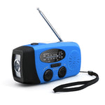 Emergency Hand Crank Self-powered AM/FM NOAA, Solar Weather Radio, LED Flashligh,t Phone Power Bank - electronicshypermarket
