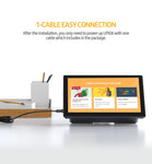 UPERFECT 7 Inch IPS Portable Touchscreen for Raspberry Pi 2, 3, 4, with 178° Viewing Angle - electronicshypermarket