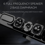 50W HiFi Detachable Wireless Sound Bar with 3D Stereo Subwoofer
