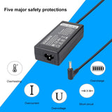 19.5V 3.33A AC Adapter Charger for Laptops 4.5/3.0mm Power Supply for 15-F009WM 15-F023WM 15-F039WM 15-F059WM 15-g073nr F9H92 - electronicshypermarket