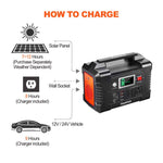 Power Generator 40800mAh 200W AC Output - electronicshypermarket