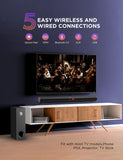 190W Sound Bar with Subwoofer, 125dB, 6 EQ Modes, LED Display Off, 5 Bass Modes  & Adjustable Surround Sound - electronicshypermarket