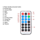 2000W Amplifier  With Bluetooth USB SD AMP FM DVD AUX and Remote Control