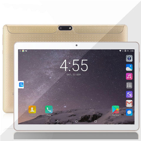 10.1 Inch Android 9.0 Tablet: Quad Core, Dual SIM Cards, 2GB RAM 32GB ROM WiFi, Bluetooth, GPS
