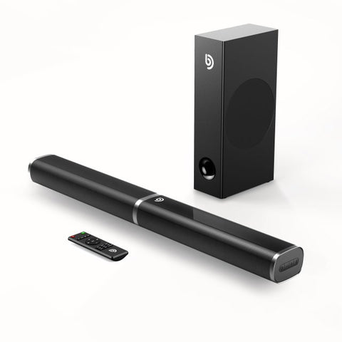 190W Sound Bar with Subwoofer, 125dB, 6 EQ Modes, LED Display Off, 5 Bass Modes  & Adjustable Surround Sound - electronicshypermarket