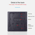 Modern Analog alarm clock with  Calendar/Temp/Humidity - electronicshypermarket