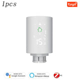 Thermostat Radiator Valve Actuator with  Programmable Temperature Controller to Alexa/Google Home