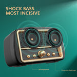 Retro Bluetooth Speaker With Subwoofer