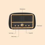 Retro Bluetooth Speaker With Subwoofer
