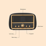 Retro Bluetooth Speaker With Subwoofer
